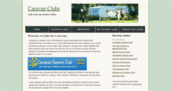 Desktop Screenshot of clubs4caravans.co.uk